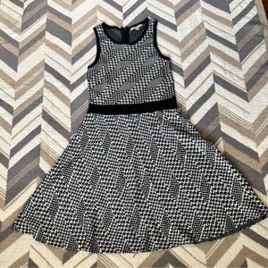 41 Hawthorn Stylish Black and White Houndstooth Dress NWT Medium